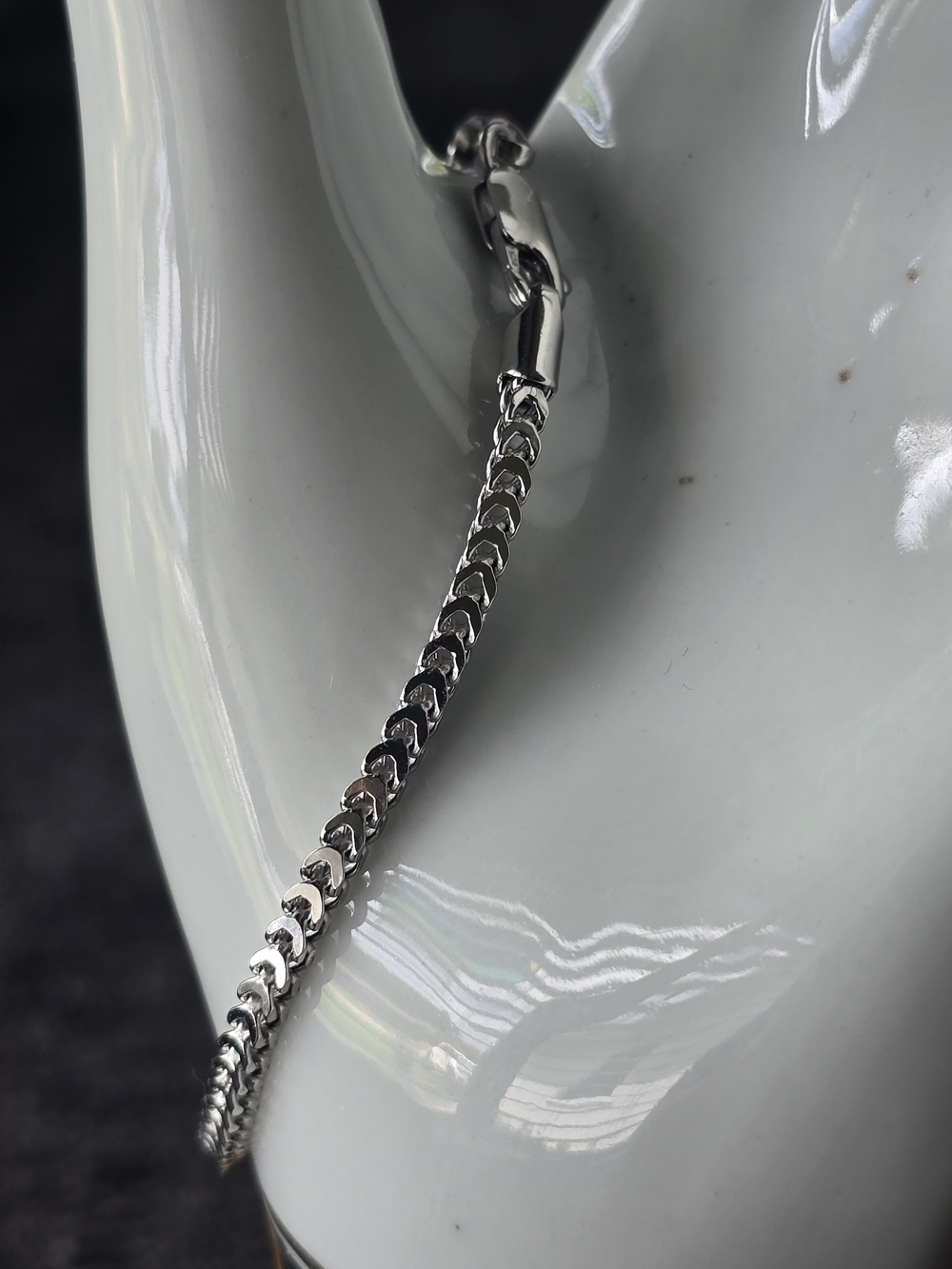 925 Sterling Silver Franco Bracelet~7 Inches